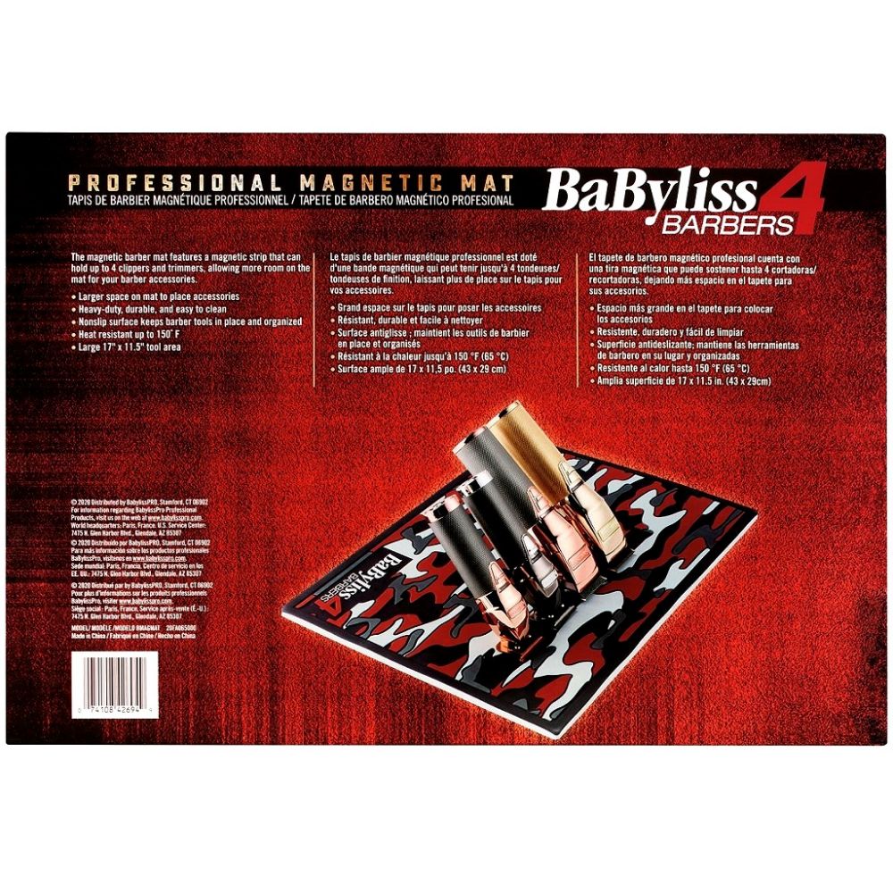 Babyliss 4 Barbers Professional Magnetic Mat #BMAGMAT