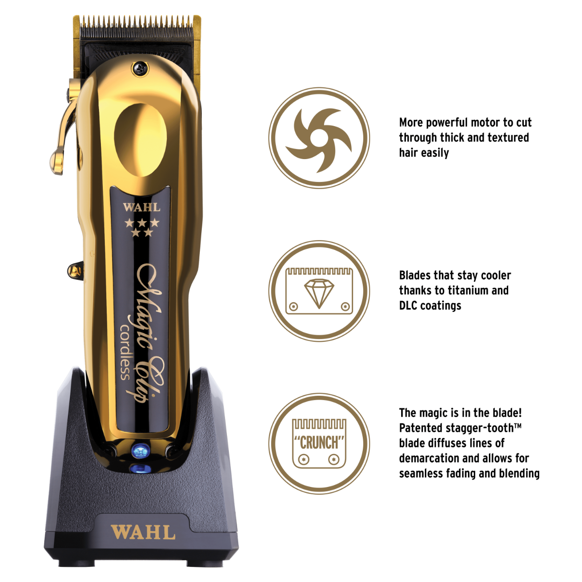 Wahl Gold Cordless Magic Clip